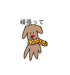 マフラー犬（個別スタンプ：13）