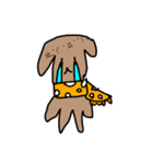 マフラー犬（個別スタンプ：14）