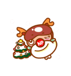 角煮まんじゅうの魚 友達xMerry Christmas（個別スタンプ：3）