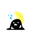 まっくろ？おばけ（個別スタンプ：7）