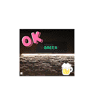 GREENのお友達えみ（個別スタンプ：24）