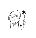 意地張っちゃう系女子。（個別スタンプ：30）