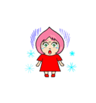 ピンク桃子（個別スタンプ：13）