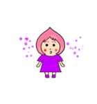 ピンク桃子（個別スタンプ：14）
