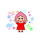 ピンク桃子（個別スタンプ：19）