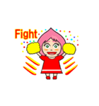 ピンク桃子（個別スタンプ：21）