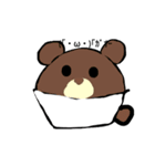 動物カップケーキ（個別スタンプ：6）