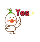 vegetable or bird ？？（個別スタンプ：10）