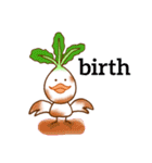 vegetable or bird ？？（個別スタンプ：27）