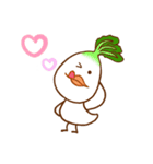 vegetable or bird ？？（個別スタンプ：40）