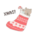 モコモコクマちゃんのクリスマス（個別スタンプ：3）