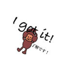 ござる君と英会話(日本語会話）（個別スタンプ：19）