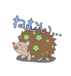 フラワーハリネズミ♡（個別スタンプ：6）