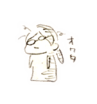 めがねのみーちゃん～ランダム16スタンプ～（個別スタンプ：9）