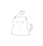 #白い動物たちの日常_*（個別スタンプ：5）