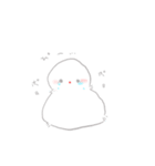 #白い動物たちの日常_*（個別スタンプ：7）
