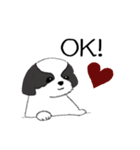 Stickers_Shih Tzu_f シーズースタンプ（個別スタンプ：1）