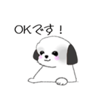 Stickers_Shih Tzu_f シーズースタンプ（個別スタンプ：19）