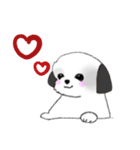 Stickers_Shih Tzu_f シーズースタンプ（個別スタンプ：38）