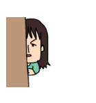 四角い系女子 40歳記念スタンプ（個別スタンプ：36）