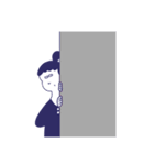 おだんごヘア女子のスタンプ（個別スタンプ：24）