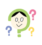 センター分けの感情（個別スタンプ：2）