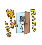 ひょえ〜！と叫ぶ猫（個別スタンプ：1）