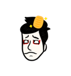歌舞伎山かぶおの顔面お挿絵（個別スタンプ：7）
