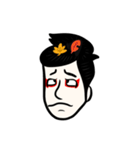 歌舞伎山かぶおの顔面お挿絵（個別スタンプ：12）