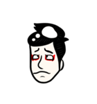 歌舞伎山かぶおの顔面お挿絵（個別スタンプ：13）
