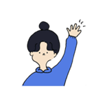 カラフルなおんなのこたち（個別スタンプ：8）