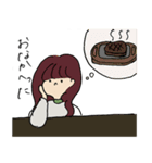 カラフルなおんなのこたち（個別スタンプ：18）