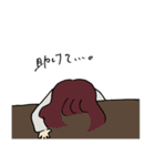 カラフルなおんなのこたち（個別スタンプ：24）