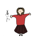 カラフルなおんなのこたち（個別スタンプ：27）