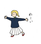 カラフルなおんなのこたち（個別スタンプ：36）