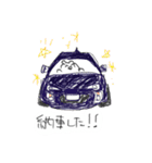 車に住み着く謎の謎な生き物②（個別スタンプ：9）