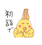 らくがき おかめインコ 冬（個別スタンプ：31）