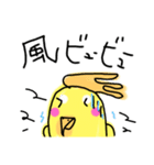 らくがき おかめインコ 冬（個別スタンプ：35）