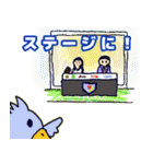 番組収録する鳥（個別スタンプ：31）