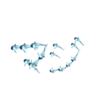 イルカ文字（個別スタンプ：25）