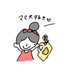 リトルプリンセスとママ（個別スタンプ：2）