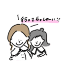 リトルプリンセスとママ（個別スタンプ：3）
