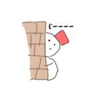 ゆきだるまちゃんの便利スタンプ（個別スタンプ：11）