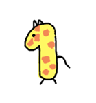 数字アニマル（個別スタンプ：1）