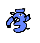 数字アニマル（個別スタンプ：3）