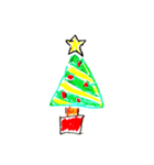 クリスマスの手描きイラストスタンプ（個別スタンプ：8）