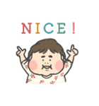 まるい赤ちゃん1（個別スタンプ：7）