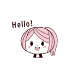 【北欧風】日常＊可愛い＊ミナみなスタンプ（個別スタンプ：1）