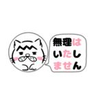 ピンクののぼねこ-山登り3-【家族へ報告】（個別スタンプ：7）