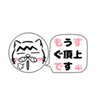 ピンクののぼねこ-山登り3-【家族へ報告】（個別スタンプ：12）